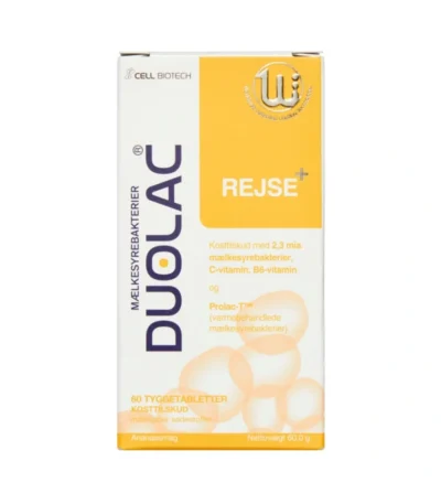 Duolac Rejse+ – 60 stk