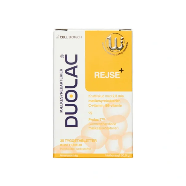 Duolac Rejse+ – 30 stk
