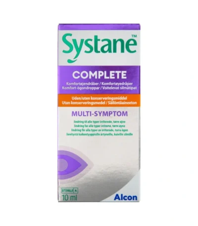 Systane Complete Komfortøjendråber Uden Konserveringsmiddel – 10 ml