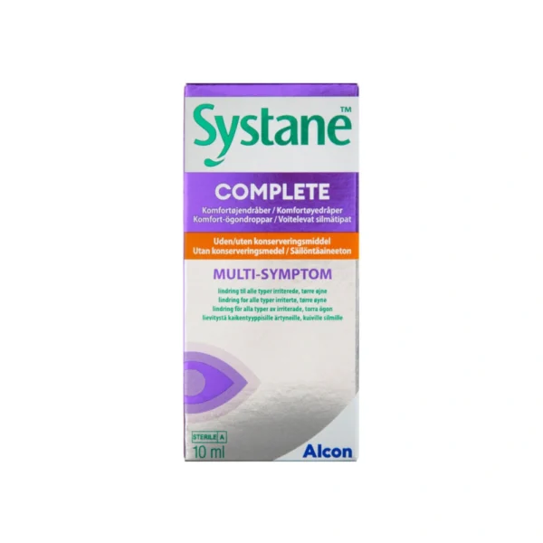 Systane Complete Komfortøjendråber Uden Konserveringsmiddel – 10 ml