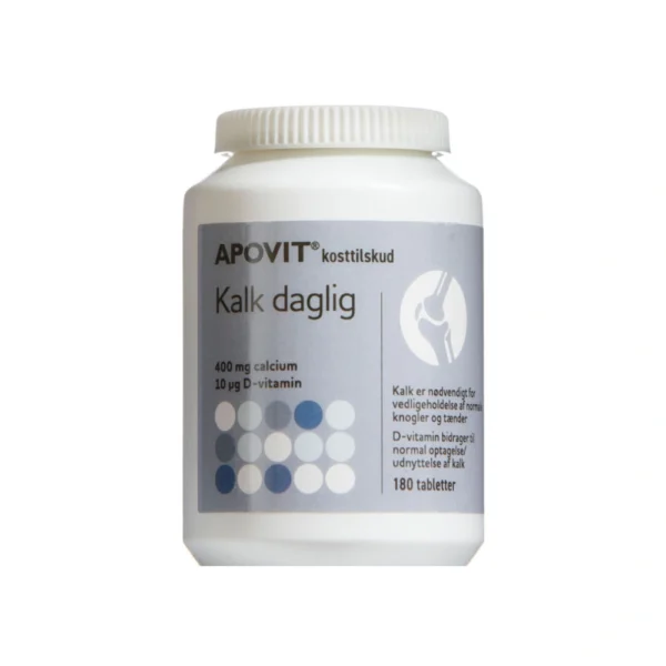 APOVIT Kalk Daglig – 180 stk