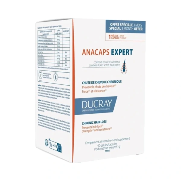 Ducray Anacaps Expert – 90 stk