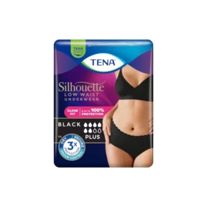 TENA Silhouette Plus Low Waist Sort Str. L – 10 stk