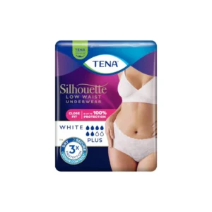 TENA Silhouette Plus Low Waist Hvid Str. M – 12 stk