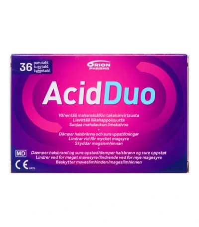 AcidDuo tyggetabletter – 36 stk