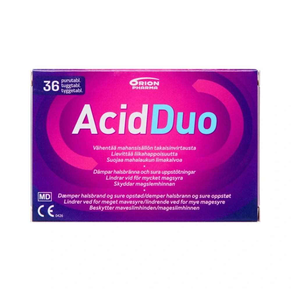 AcidDuo tyggetabletter – 36 stk