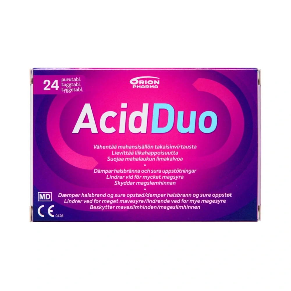 AcidDuo tyggetabletter – 24 stk