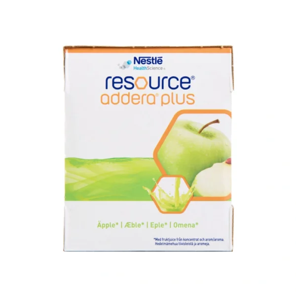Resource Addera Plus Æble – 4 x 200 ml