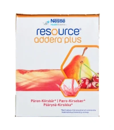 Resource Addera Plus Pære-Kirsebær – 4 x 200 ml