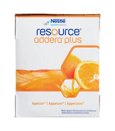 Resource Addera Plus Appelsin – 4 x 200 ml