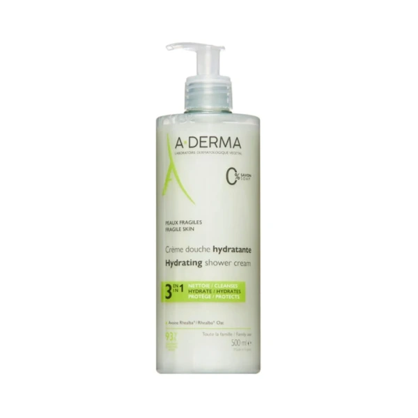A-Derma Essentials Hydra-Protective Shower Gel – 500 ml