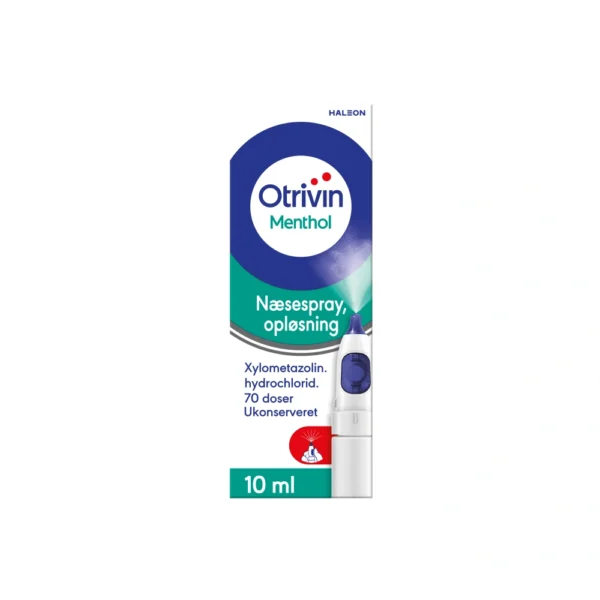 Otrivin Menthol Ukonserveret Næsespray 1 mg/ml – 10 ml
