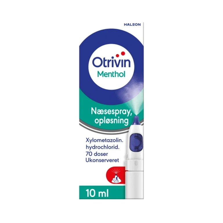 Otrivin Menthol Ukonserveret Næsespray 1 mg/ml – 10 ml