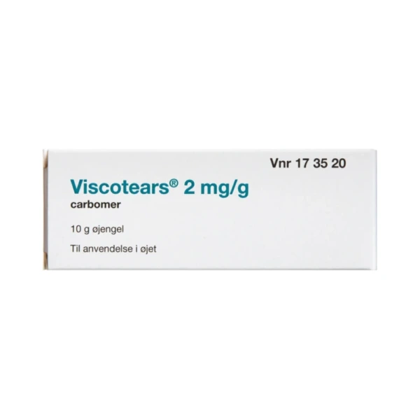 2care4 Viscotears Øjengel 2 mg/g - 10 g