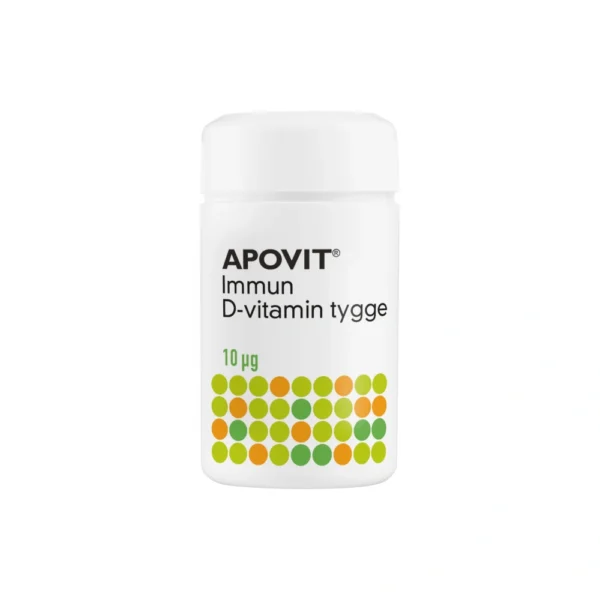 APOVIT Immun D-vitamin Tygge 10 µg – 120 stk