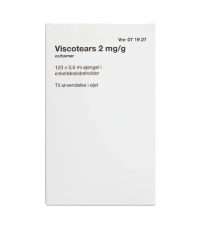 2care4 Viscotears Øjengel 2 mg/g - 72 ml