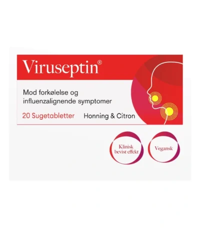Viruseptin Sugetabletter Honey & Lemon – 16 stk
