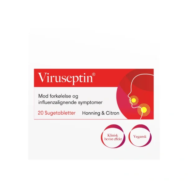 Viruseptin Sugetabletter Honey & Lemon – 16 stk