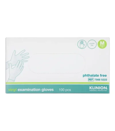Klinion Protection Vinylhandsker Pudderfri, PHT Fri, Str. M – 100 stk