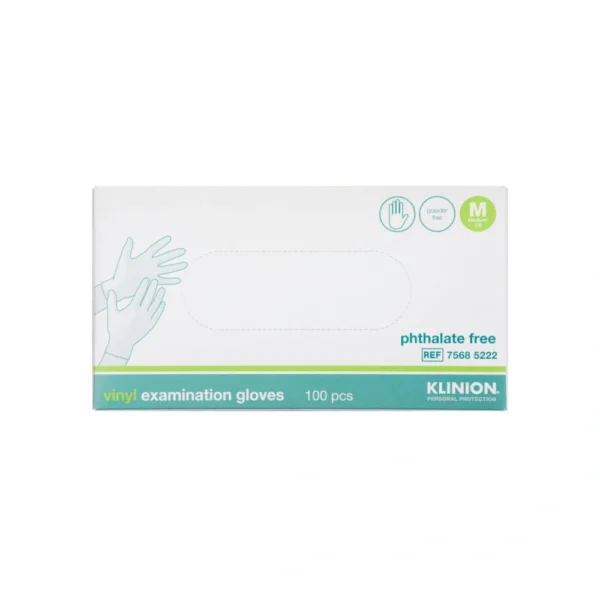 Klinion Protection Vinylhandsker Pudderfri, PHT Fri, Str. M – 100 stk