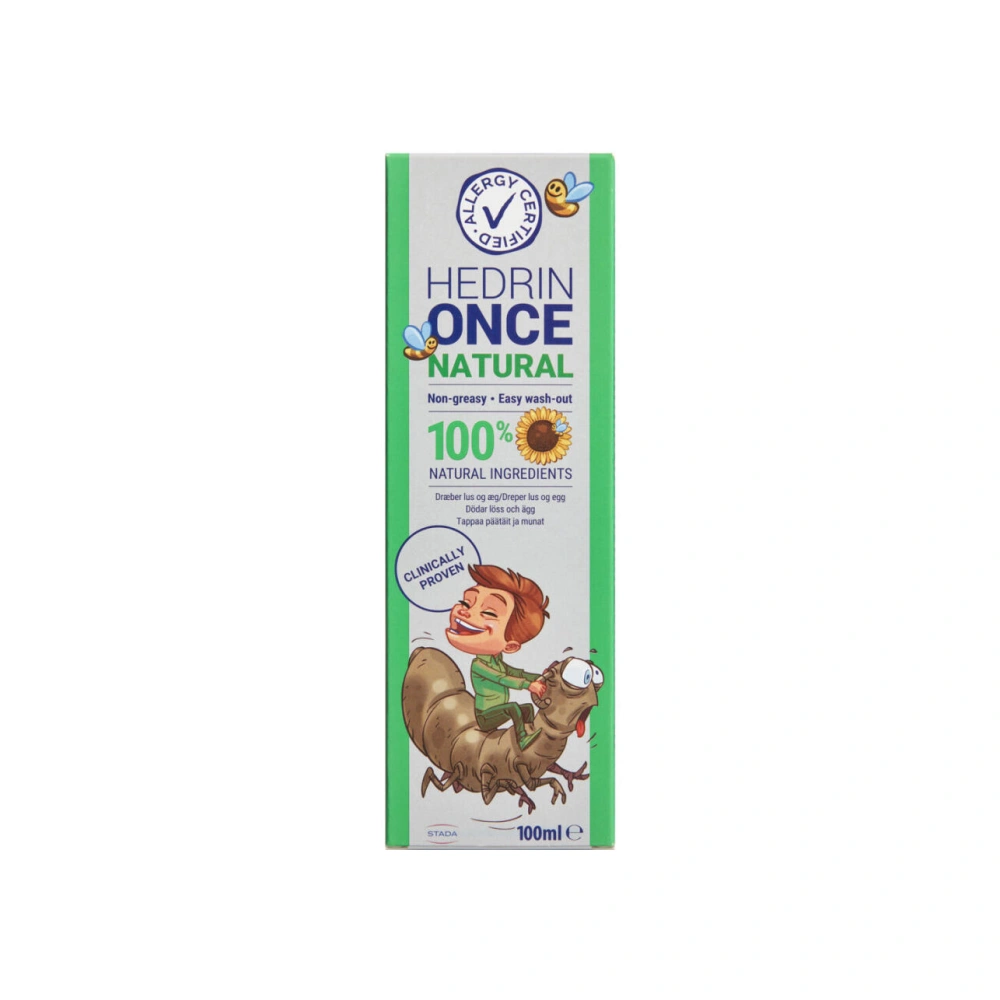 Hedrin Once Natural Lotion - 100 ml