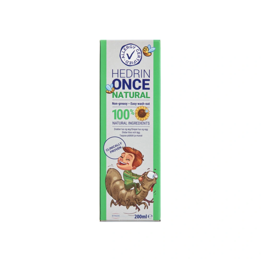 Hedrin Once Natural Lotion - 200 ml