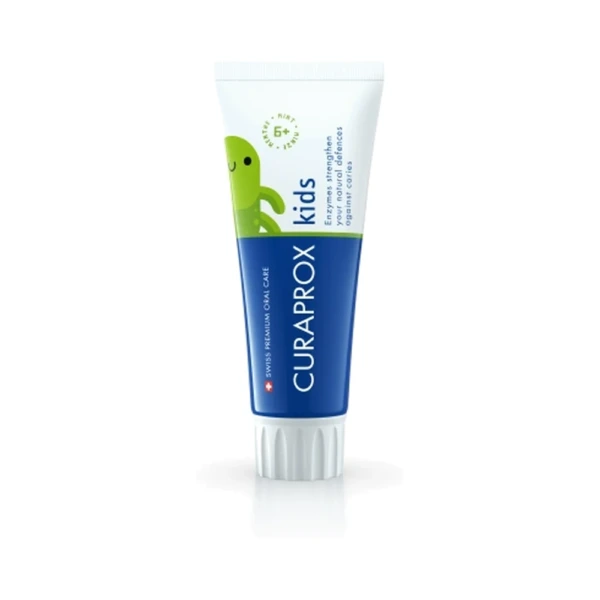 Curaprox Tandpasta Børn +6 År Pebermynte – 60 ml