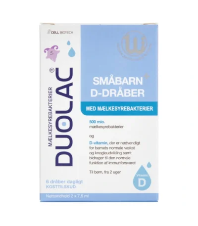 Duolac Småbarn+ D-Dråber – 2 x 7,5 ml