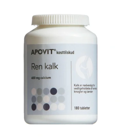 APOVIT Ren Kalk – 180 stk