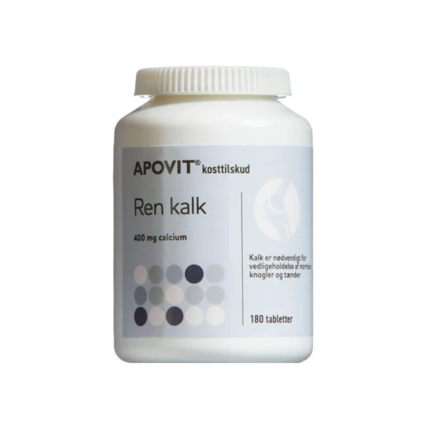 APOVIT Ren Kalk – 180 stk