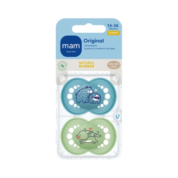 MAM Original 16-36 Mdr. Blå/Grøn – 2 stk