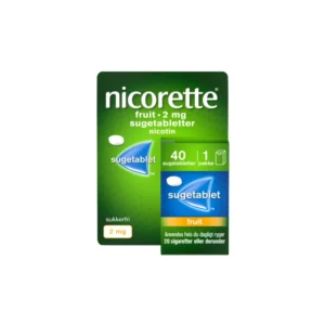 Nicorette Fruit 2 mg sugetabletter - 40 stk