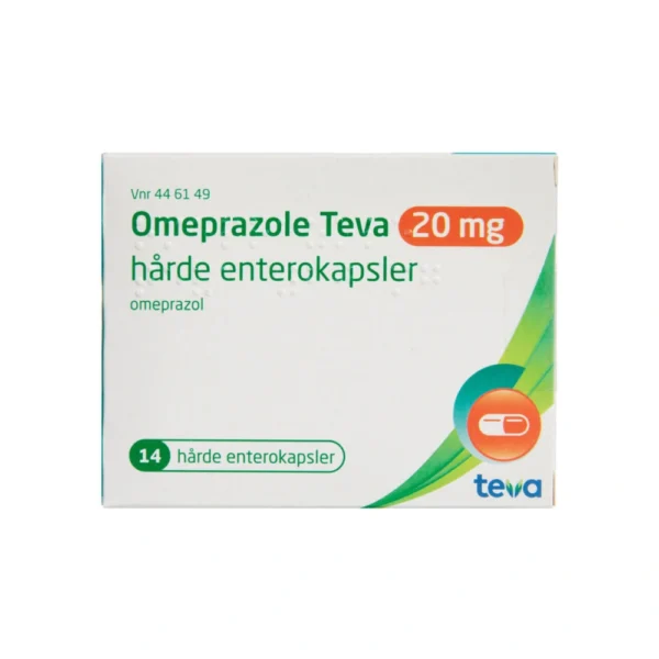 Omeprazole Teva 20 mg - 14 stk