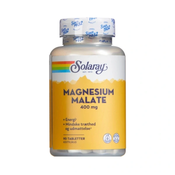 Solaray Magnesium Malate – 90 stk