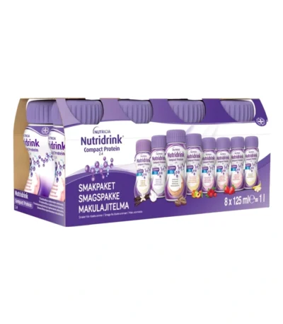 Nutridrink Compact Protein Startpakke – 8 x 125 ml