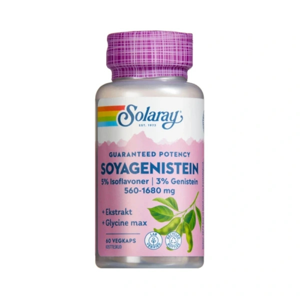 Solaray Soyagenistein – 60 stk
