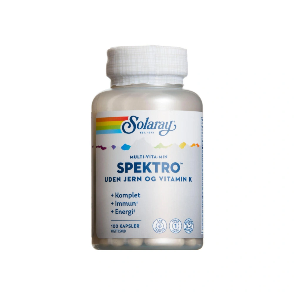 Solaray Spektro Multi-Vita-Min u. jern & K - 300 kaps