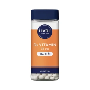 Livol D-vitamin 35 µg - 350 Tabletter