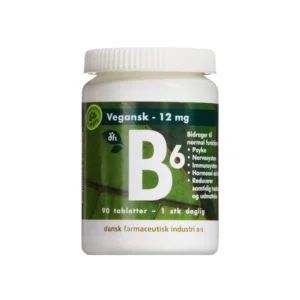 Grønne Vitaminer B6 12 mg – 90 stk
