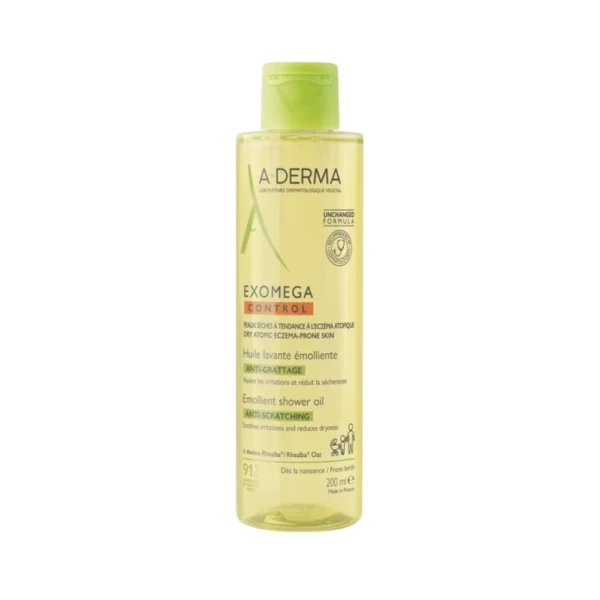 A-Derma Exomega Control Shower Oil – 200 ml