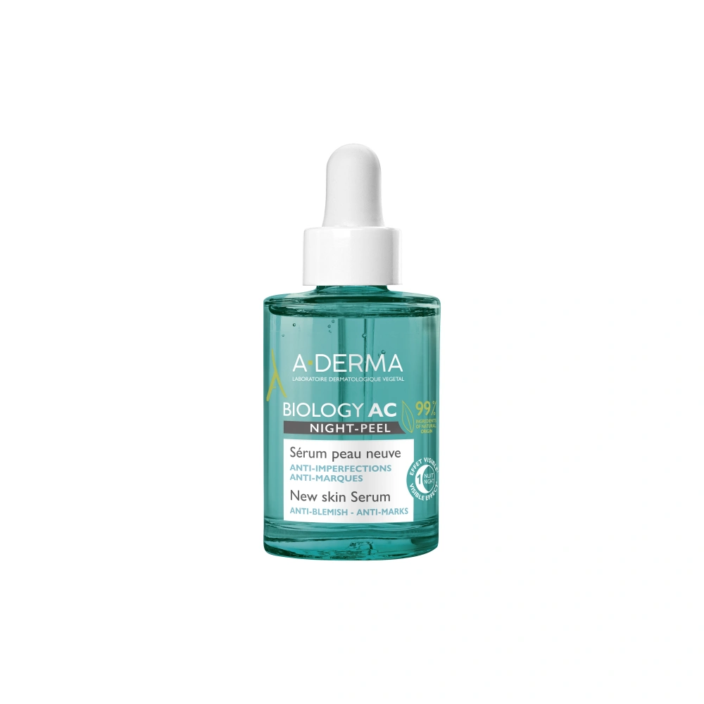 A-Derma Biology AC Night Peel Serum - 30 ml