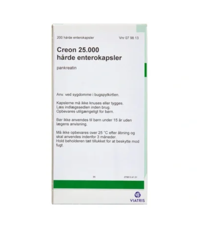 Medartuum Creon Lipase 25000 EP-E - 200 stk