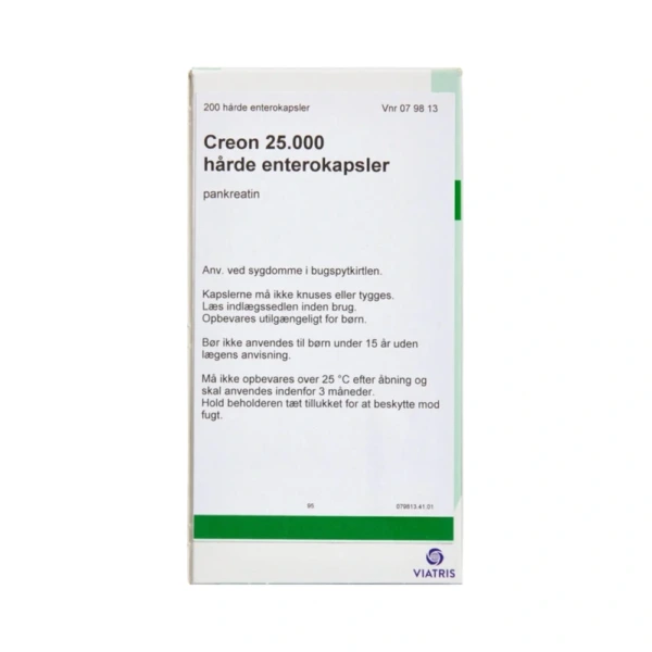 Medartuum Creon Lipase 25000 EP-E - 200 stk