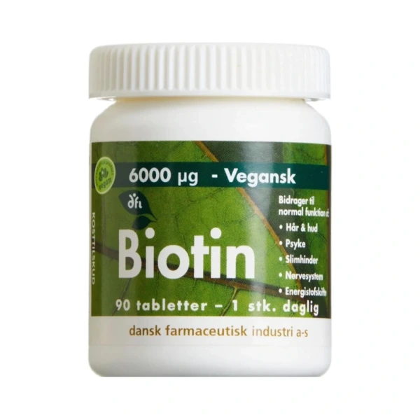 Grønne Vitaminer Biotin Vitamin – 90 stk