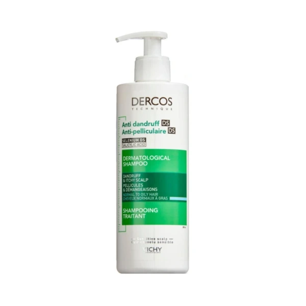Vichy Dercos Anti-Dandrudd Shampoo Normal & Oily Hair - 390 ml