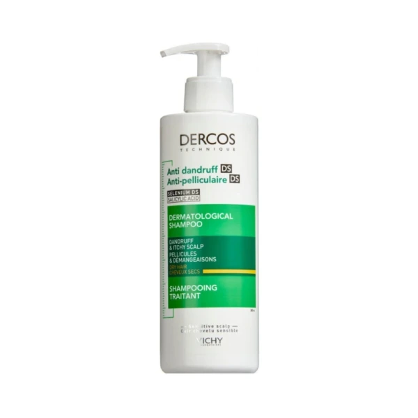 Vichy Dercos Skælshampoo Til Tør Hårbund – 390 ml
