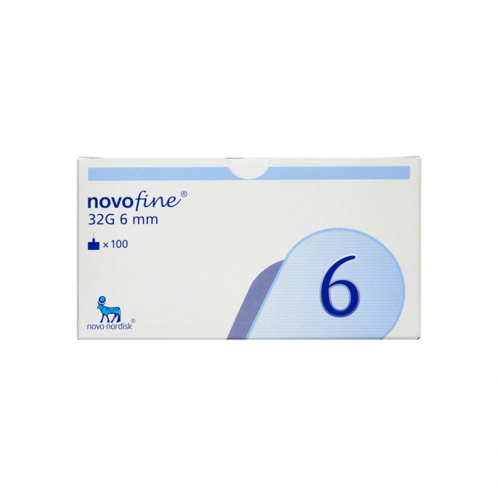 Novofine Penkanyle 32G 6 mm - 100 stk