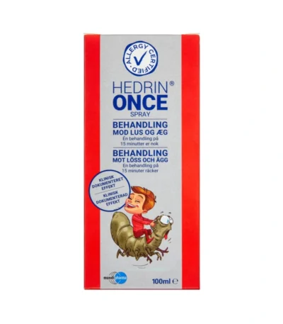 Hedrin once gel spray – 100 ml