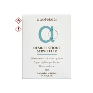 Apotekets Desinfektionsserviet – 20 stk