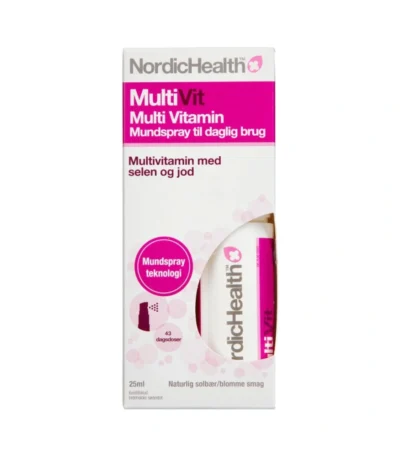 NordicHealth MultiVit Multivitamin Spray – 25 ml